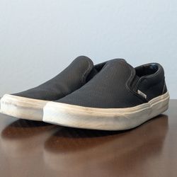 Vans Slip-On Perf Leather Shoe - Women 7.5 / Men 6.0