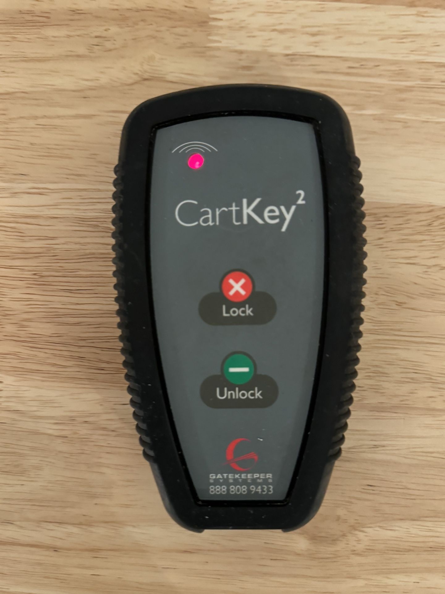Gatekeeper Systems Cart Key 2 K-9805 Remote Control CartKey2