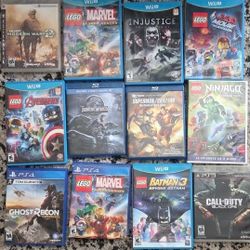 Wii Games, PS3,PS4  And  Movies. $5 Each 