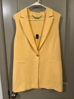 White House Black Market Blazer Vest Size 10