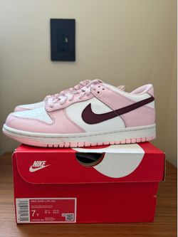 Nike Dunk Low Pink Foam Size 7Y