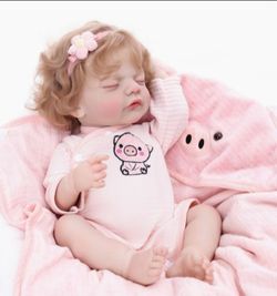 Cloveray Lifelike Reborn Baby Doll, 22 Inches