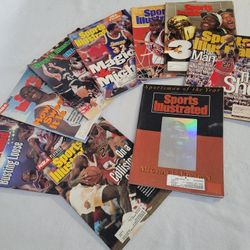 9 Michael Jordan Cover Sports Illustrated Magazines