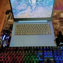 Lenovo IdeaPad 1 Laptop With RGB Keyboard, Mouse, And Charger 
