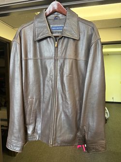 John Ashford Leather Jacket, Size-Large