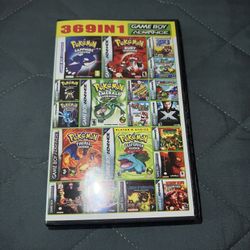 Gameboy Advance Multigame Blue 369 in 1 Game