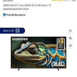Samsung QLED TV 85 Inch Brand New In box