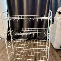 White Shoe Rack