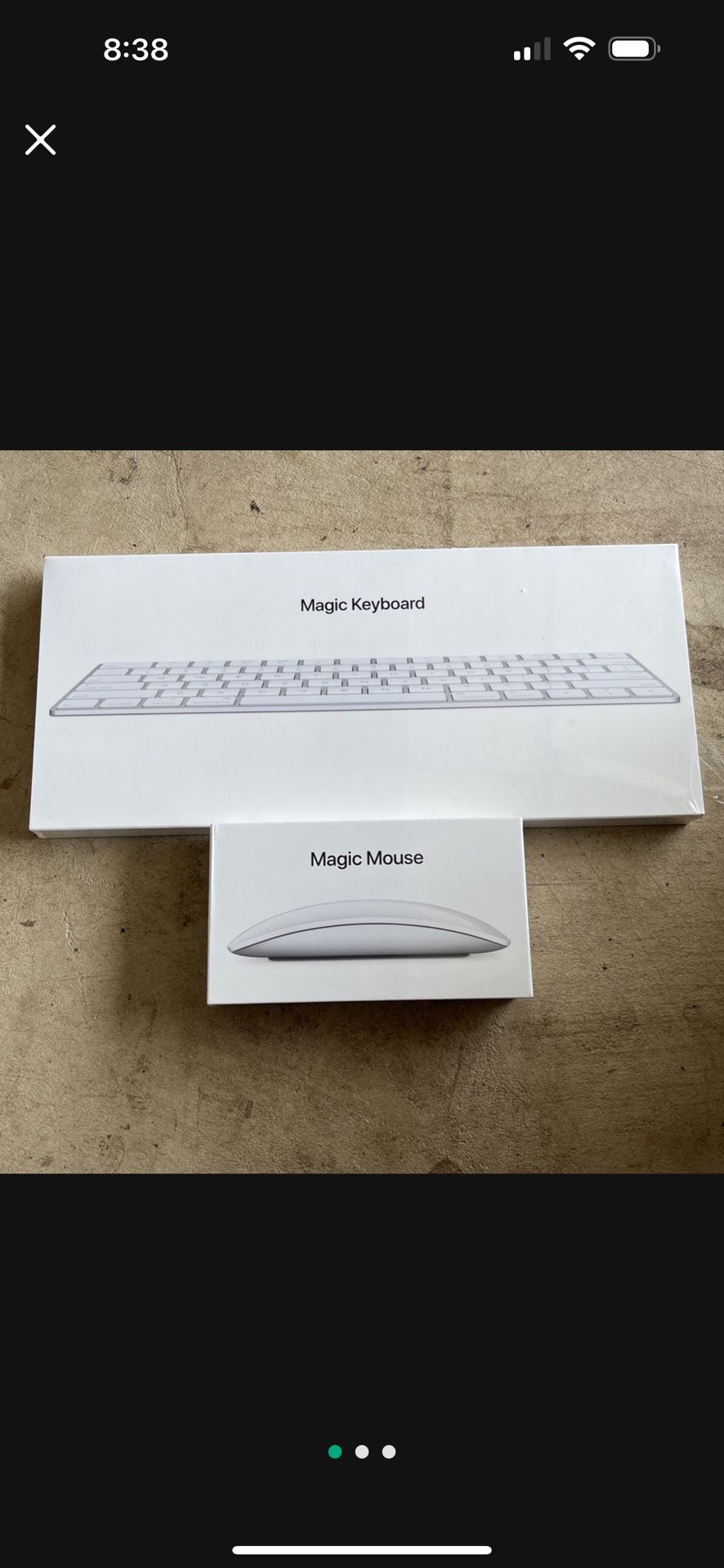 Apple Magic Key Board And Mouse