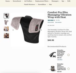 Neck shoulder massager w heat