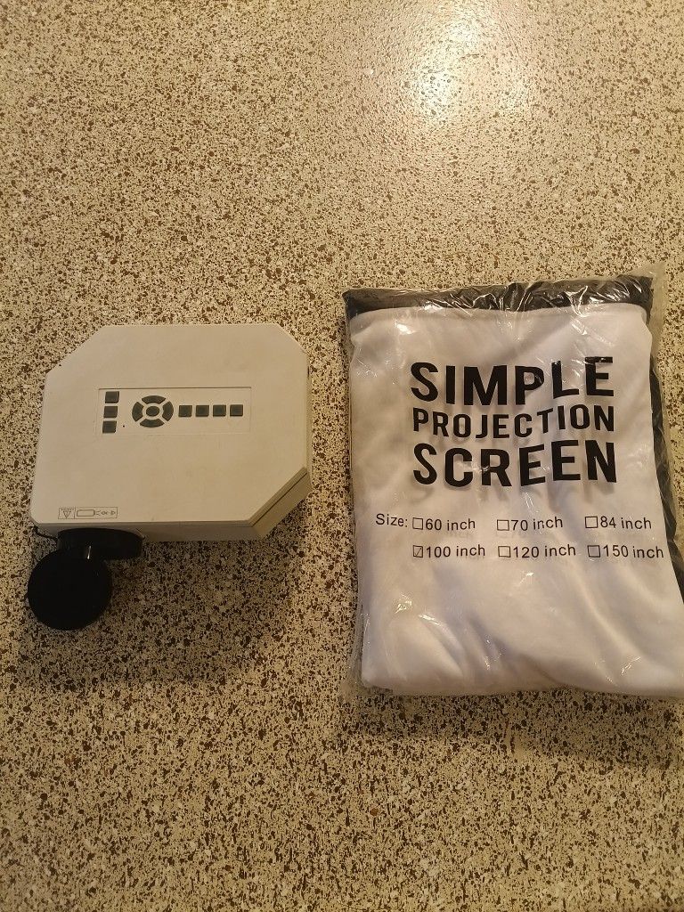 Projector And Screen