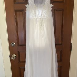 White Long Nightgown