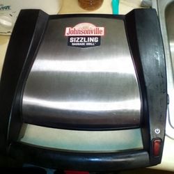 Johnsonville Bratwurst Indoor Smart Automatic Electric Grill 