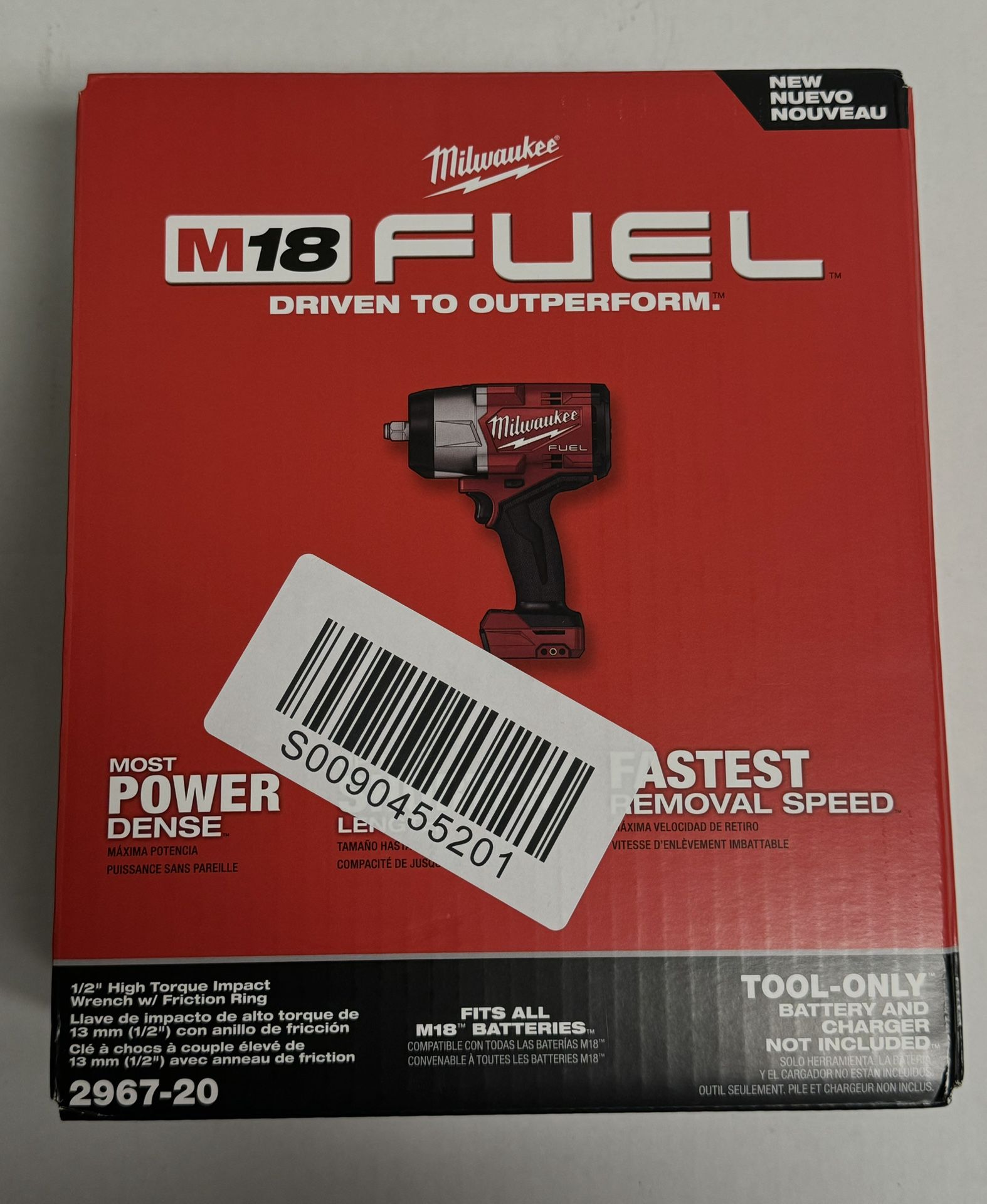 Milwaukee M18 Fuel 2967-20 1/2” Impact Wrench (Tool Only)