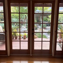 French Doors windows and hardware