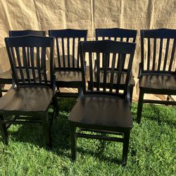 6 New Wooden Chairs