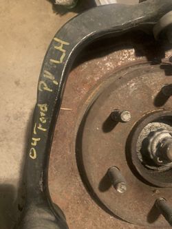 06 Ford F-150 left upper arm,caliper and rotor +sensor