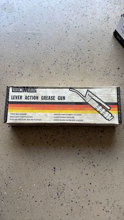 Lubrimatic grease gun