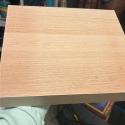 5 Tan Floating Shelves 