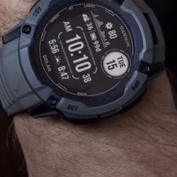  Garmin Instinct 2X Solar - Tactical Edition, Rugged GPS Smartwatch, Built-in Flashlight, Ballistics Calculator, Solar Charging Capability, Black