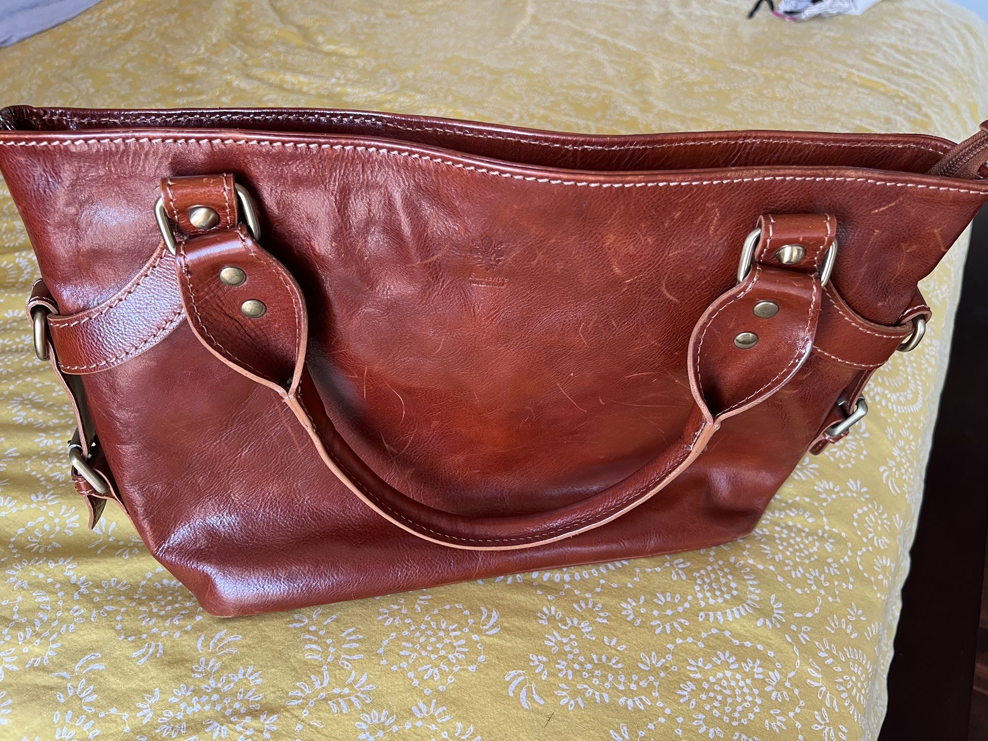 Florence Italy leather bag -$40