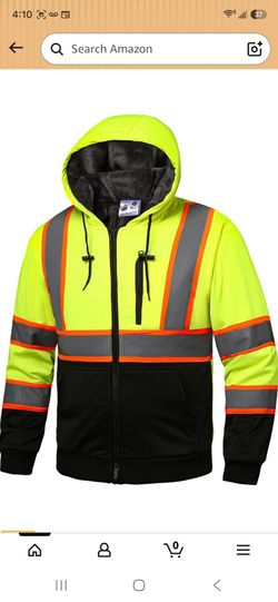 Mens 3XL Class 3 Safety Hoodie $35
