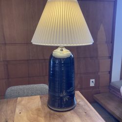 Beautiful Large Vintage Ceramic Pottery Table Lamp