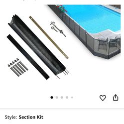 New Pool Fence