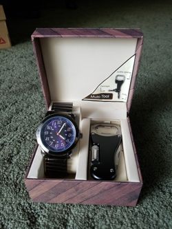 Men Watch And Multi-tool.