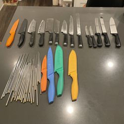 Used Kitchen Knives And Chopsticks