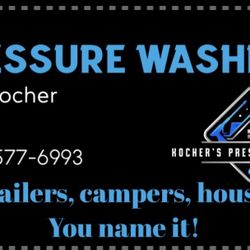 Pressure Washing Available 