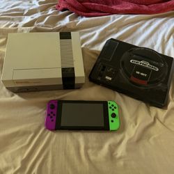 Lot Of Game Consoles And Games