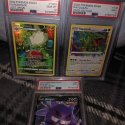 Pokemon And Yu Gi Oh Psa Cards