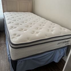 Twin Beds Frame And Mattress