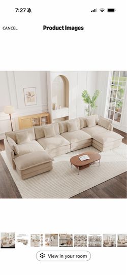 New sectional couch in box