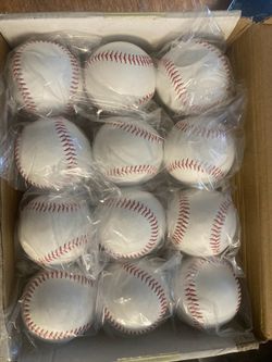 12 pack Bucket of Training Baseballs Standard Size Price firm