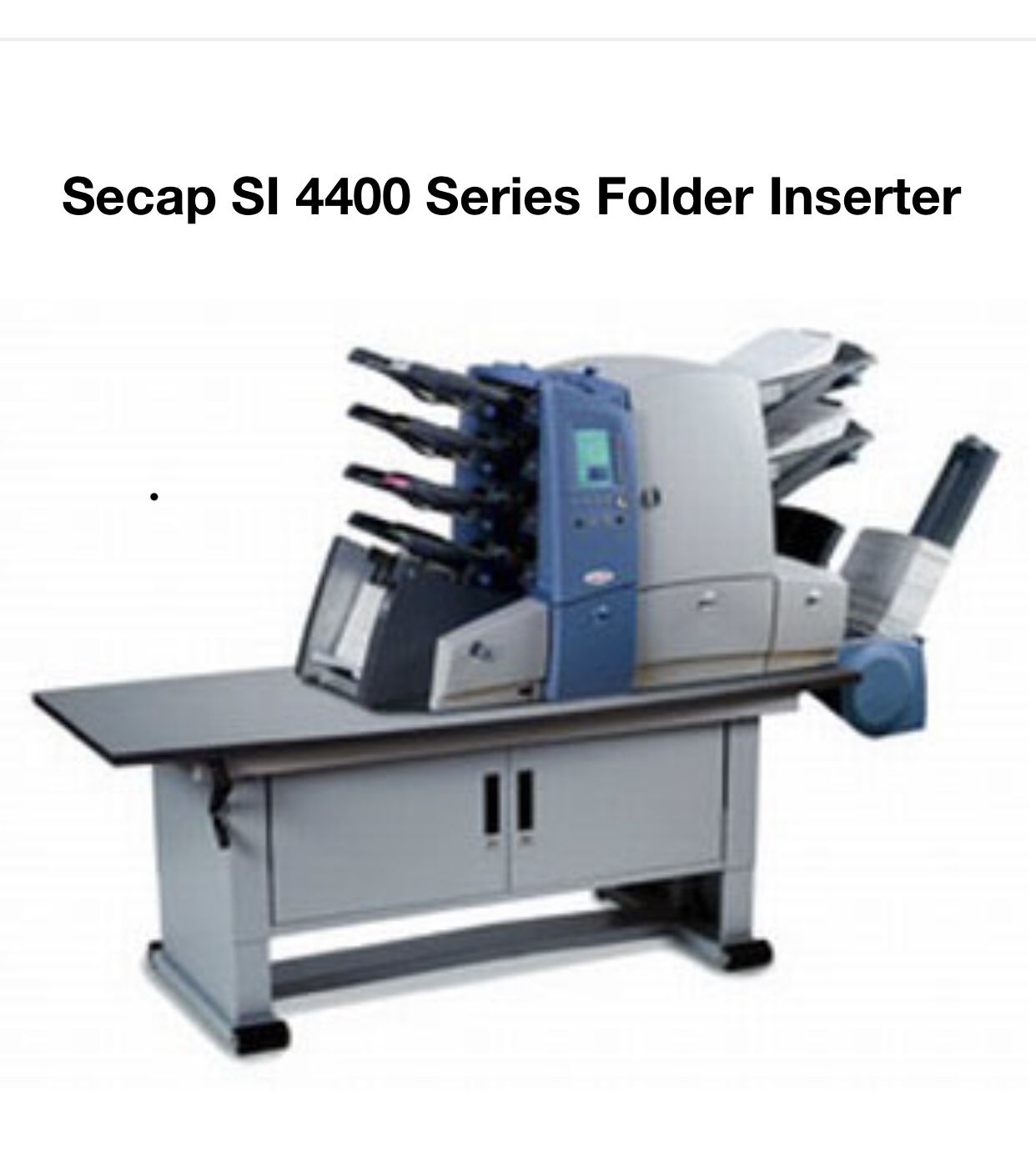 Secap folding insert system SI4200/SI4400