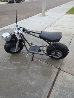 Complete mini bike frame