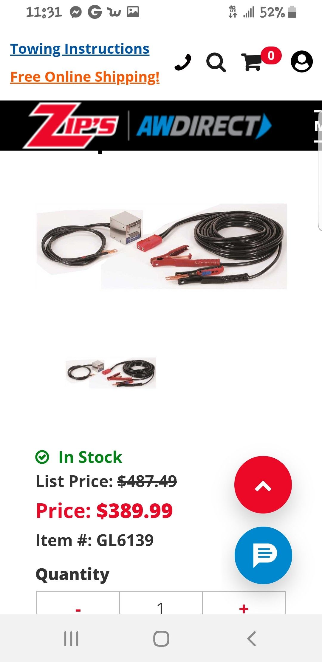 Jumping cables,winch cable