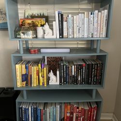 Light Blue Book Case