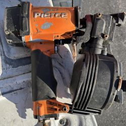 Pierce roofing nail gun used