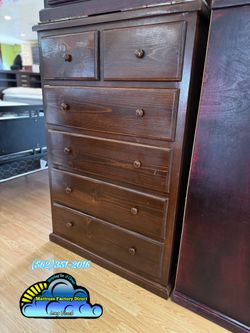 Jumbo Duplex Brown Chest Cajonera Comoda Nueva Bonita Pino 