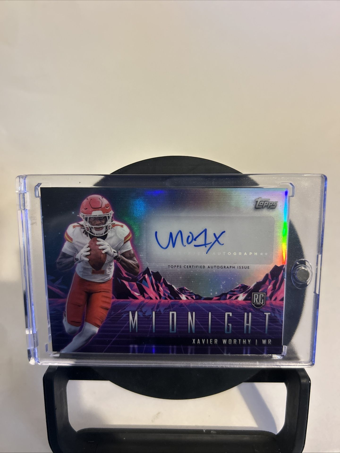 Topps Xavier Worthy Midnight Auto