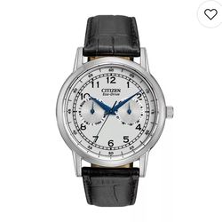 Citizen Eco-Drive Men's Leather Watch - AO9000-06B