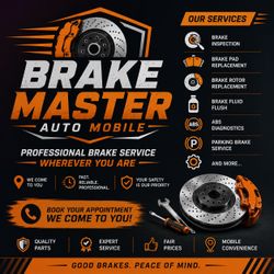 Brakes, rotors replacement, parts also