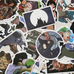 STUDIO GHIBLI SPIRITED AWAY TOTORO KIKIS DELIVERY SERVICE PRINCESS MONONOKE STICKERS