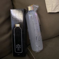 Brand New Water Bottle With Time Markers