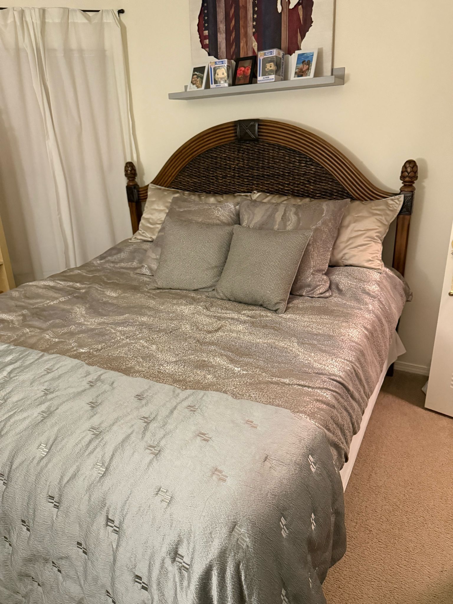 King size bed frame