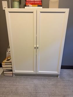 IKEA BESTA Cabinet with Doors and Shelves