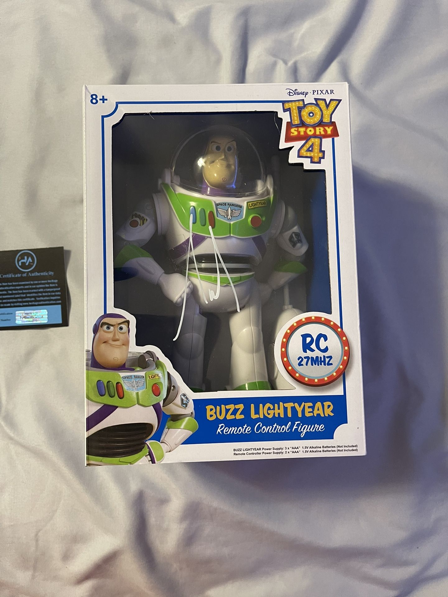 Buzz Lightyear Action Figure signed by Tim Allen